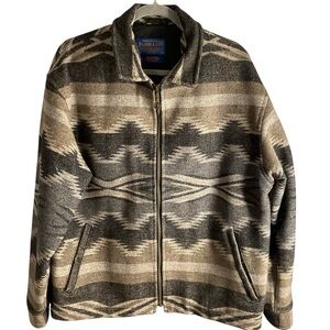 Pendleton Men's Aztec Southwestern Print Wool Jacket Size M